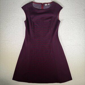 Gap Red Mini Fit and Flare Dress Cap Sleeves Knit‎ size 14